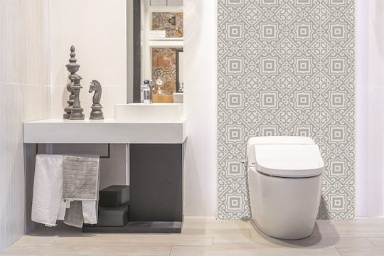Vinyl Wall Panel Modern Decoration Geometric Patterns 100x50 Cm