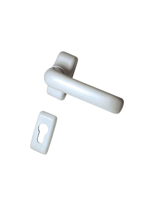 Domus 6110 Espag Window Pair with Rosette Black