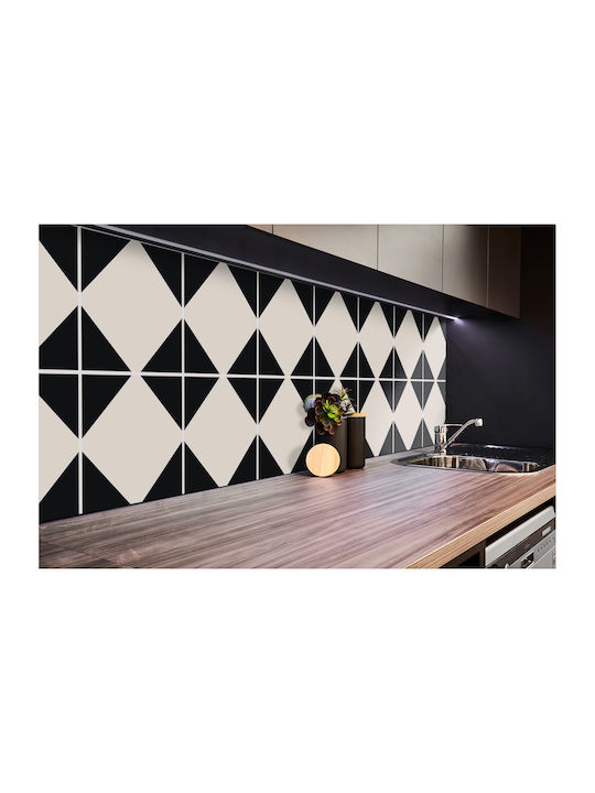 Wandsticker Vinyl Panel Küchen Bad Rombus 100x50 cm