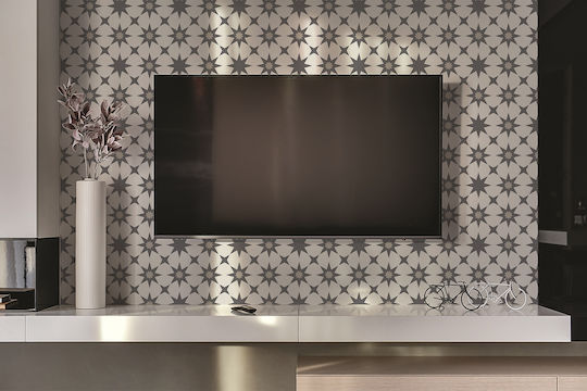 Vinyl Wall Panel Sticker Kitchen or Bathroom Little Stars 100x50 Cm
