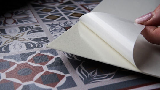 Autocolant Panou Din Vinil Pentru Interior Clasic Negru Pentru Pardoseală 100x50 Cm