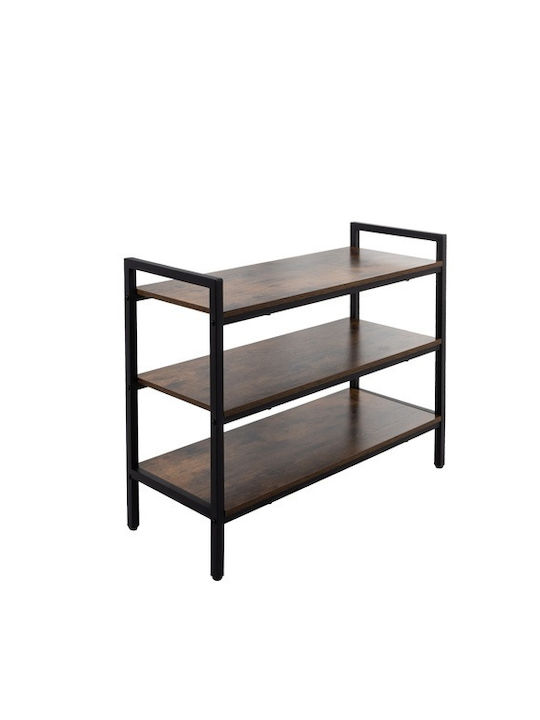 Fabric Shoe Organizer Black 79x30x58.5cm