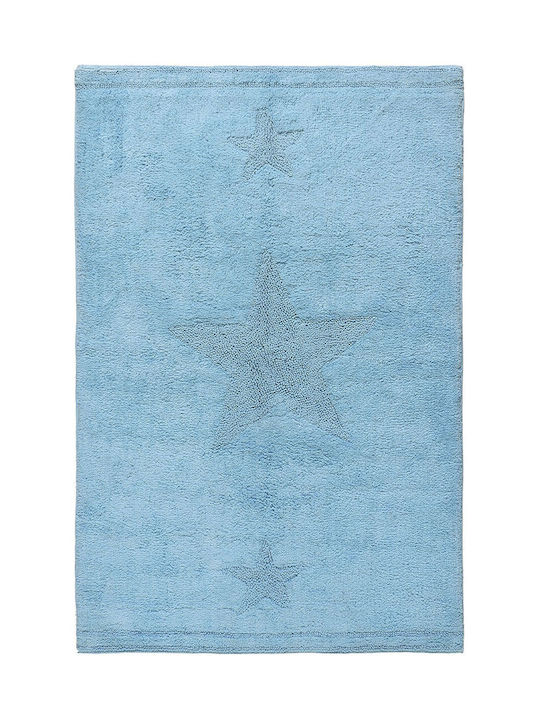 Beauty Home Παιδικό Χαλί Βαμβακερό Μπλε 120x180cm