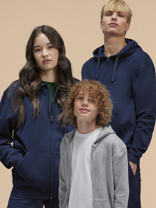 Kinder-Sweatshirt mit Kapuze Navy