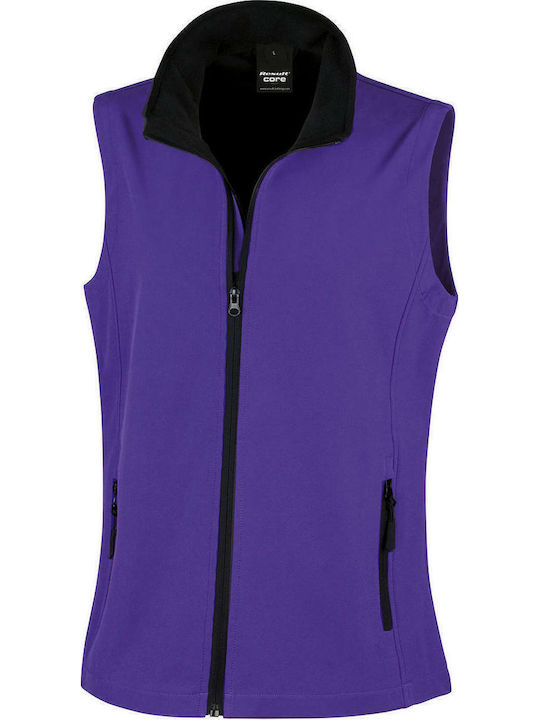 Softshell Γυναικείο Αμάνικο Μπουφάν Μωβ