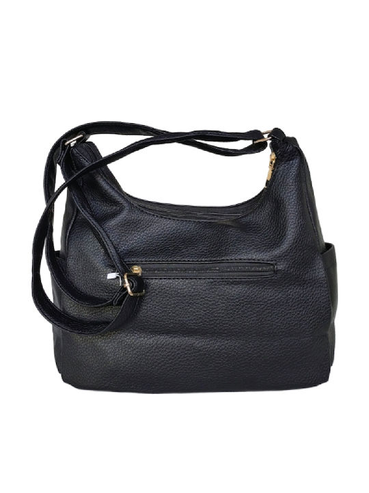 Leather Women's Bag Shoulder Black