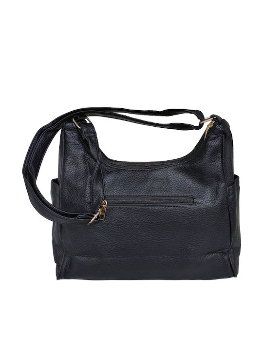 Leather Women's Bag Shoulder Black