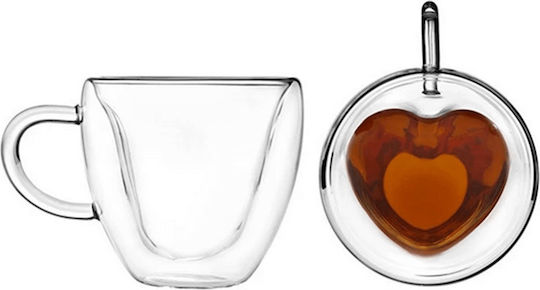 Cană Sticlă Transparentă 240ml