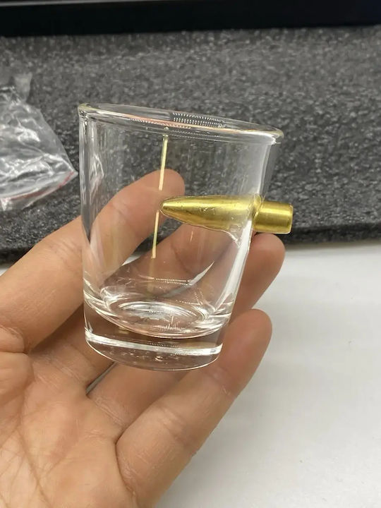 Sticlă Carafă de Servire Whiskey 14buc cu Dop și Pahare Transparentă 220ml 1buc