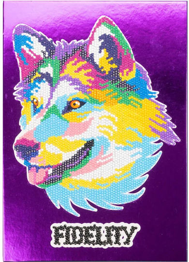 Nice Diamantiny Level Up Pop Mosaik Kreatives Set „Wolf“ Bunte 3D Diamanten 96003 Für 8+ Jahre