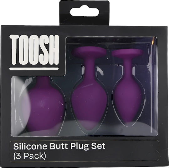 Toosh Πρωκτικές Σφήνες Σετ Small Μωβ