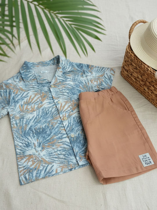 Комплект Зима 2бр Light blue-brown