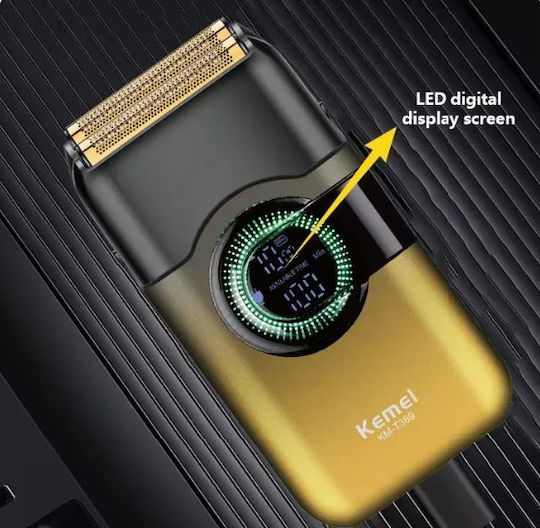 Kemei KM-T389 Rotating Electric Shaver Face Rechargeable