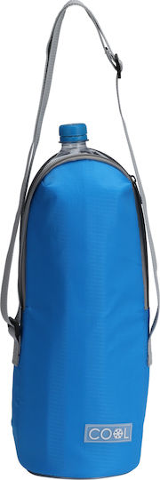 Excellent Houseware Insulated Bottle Bag Polyester 12x32 Cm 1.5 L Blue