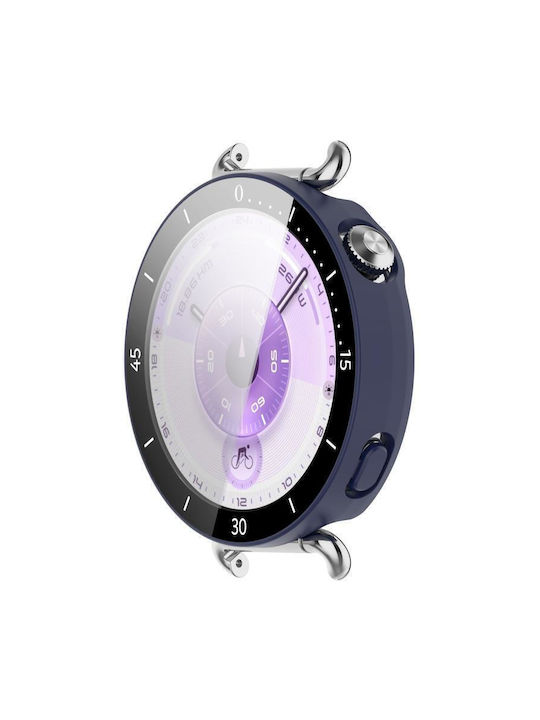 Πλαστική Θήκη με Τζαμάκι σε Μπλε χρώμα για Huawei Watch GT 6 41mm