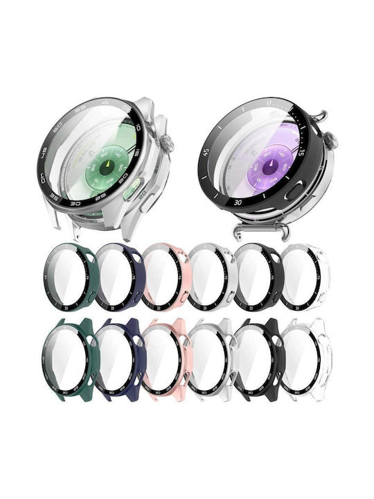Plastic Case with Glass in Rose Gold color for Huawei Watch GT 6 41mm