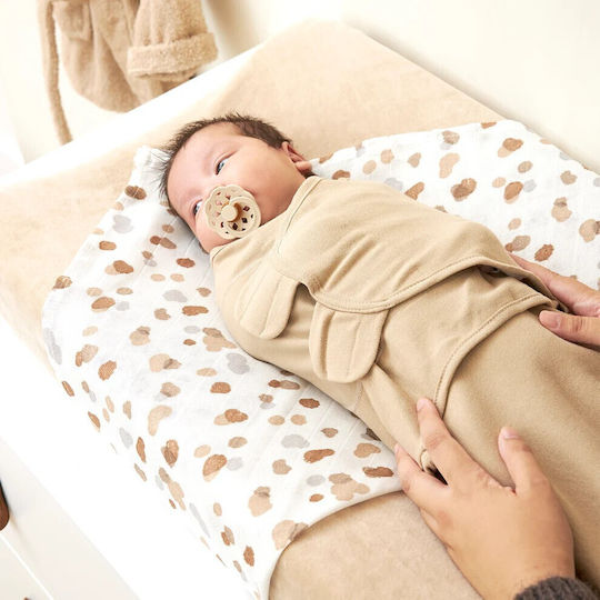 Meyco Frühlingshafter Baby Schlafsack Sand
