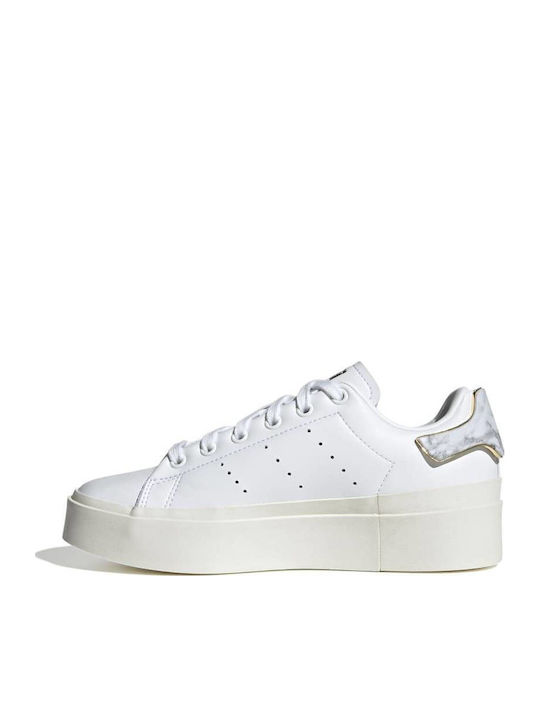 Stan Smith Bonega Flatforms Sneakers Cloud White / Gold Metallic