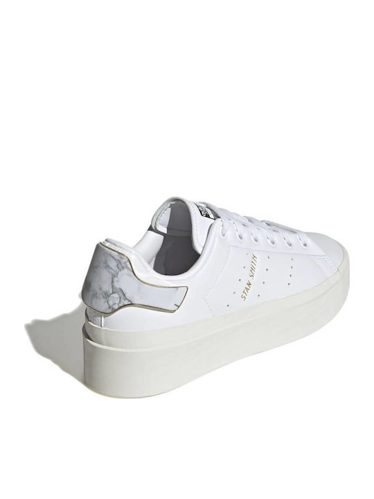 Stan Smith Bonega Flatforms Sneakers Cloud White / Gold Metallic
