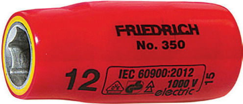 Friedrich Καρυδάκι με Καρέ Υποδοχής 1/2" Διάμετρος 16mm