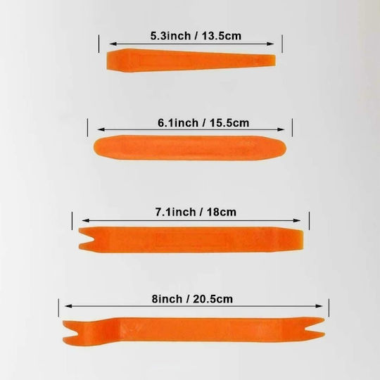 Satz für das Armaturenbrett mit Aroma Orange 50gr 4Stück