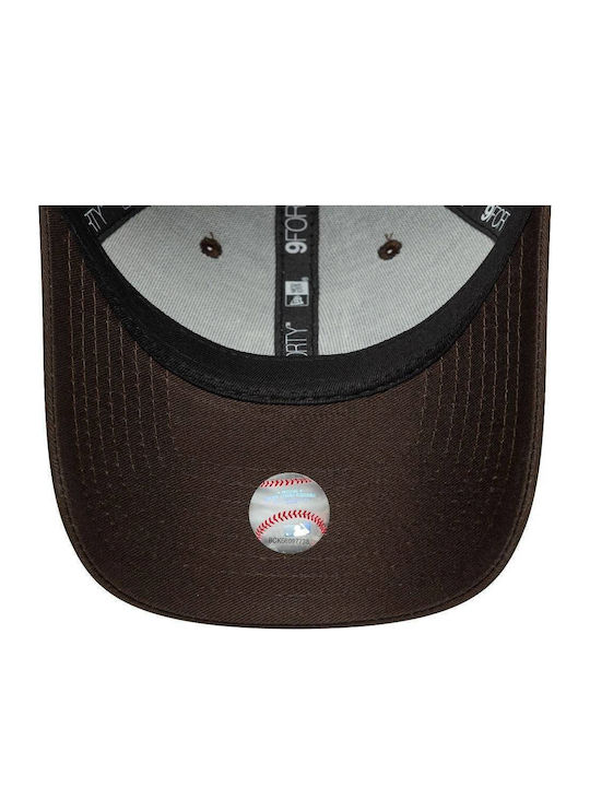 60759082 New Era Team Outline 9forty Los Angeles Dodgers Adjustable Cap Brown Color