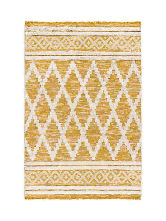 Beauty Home Morocotton 9236 Rug Rectangular Cotton Yellow
