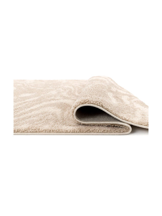Beauty Home Puffy Σετ Μοντέρνα Χαλιά Κρεβατοκάμαρας Beige BH390680 3τμχ