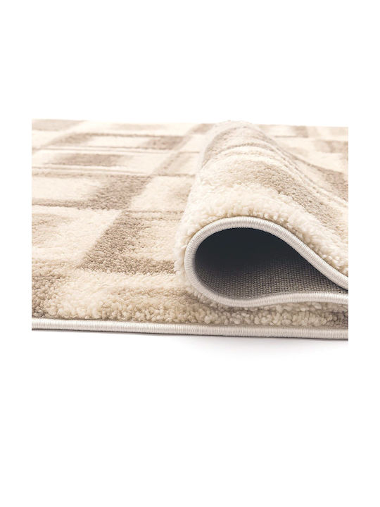 Beauty Home Puffy 9658 Modern Bedroom Rugs Set Beige BH390682 3pcs