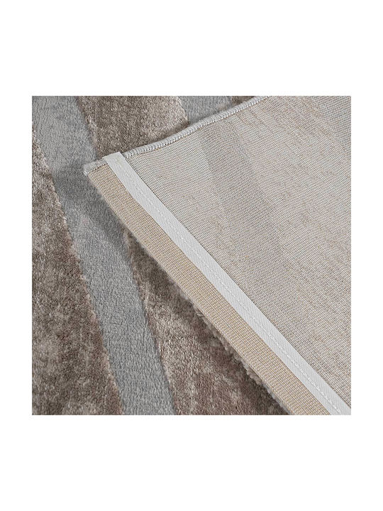 Beauty Home Modern Bedroom Rugs Set Beige Grey BH390694 3pcs