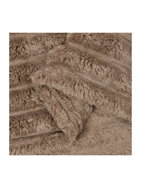 vidaXL Fleece Blanket King Size 270x240cm Giraffe