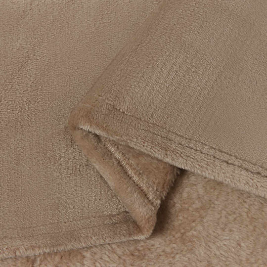 vidaXL Fleece Blanket Sofa 130x150cm Giraffe