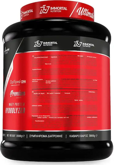 Immortal Nutrition 100% Hydro Whey Zero Protein Whey with Flavor Dubai Chocolate 2kg