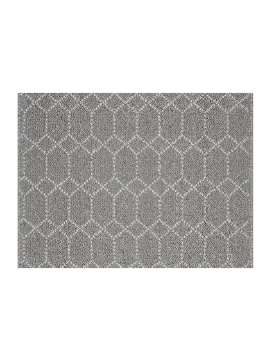 Nikotex Carpets Αντιολισθητικό Πατάκι Διάδρομος Κουζίνας Belmont Γκρι-άσπρο 67x150