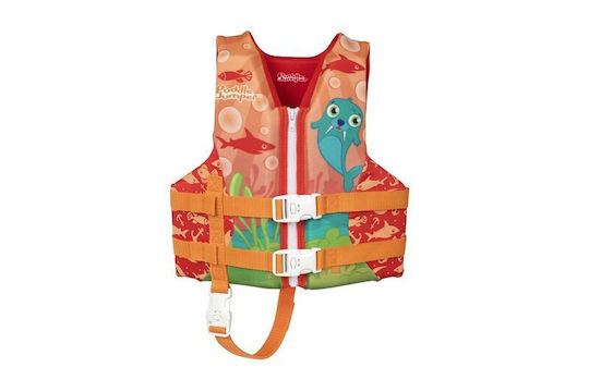 Puddle Jumper Child Hydro Swim Vest Walrus Orange 3-6 Years Old 90146