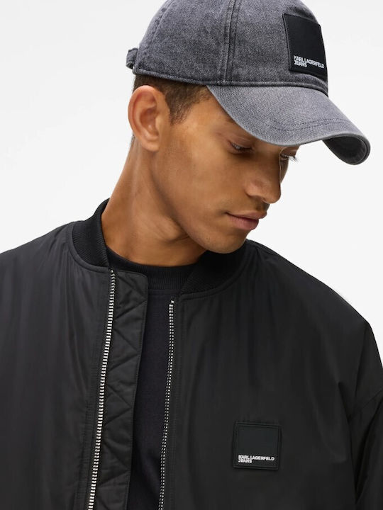 Karl Lagerfeld Jacket Bomber Black