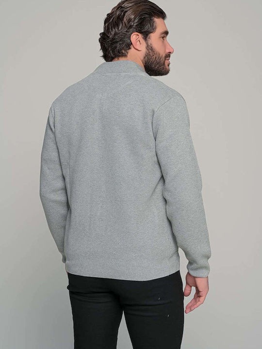 Stone Hill Herren Strickjacke Gray