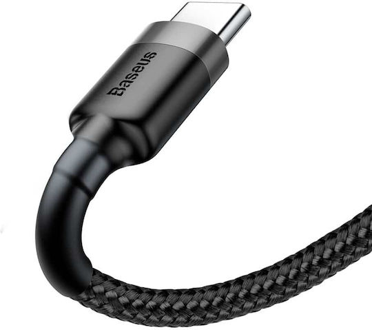 Baseus Cafule USB 2.0 Kabel USB-C männlich - USB-A 18W Gray 1m (CATKLF-BG1)