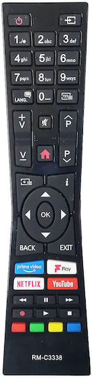 Universal Τηλεχειριστήριο RM-C3337 για Τηλεοράσεις JVC , Vestel και F&U