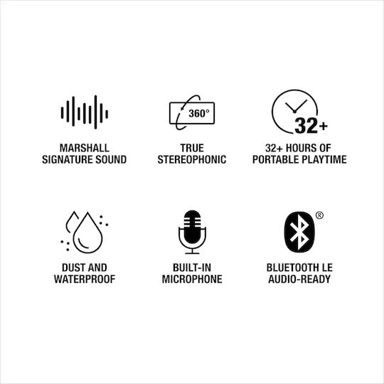 Marshall Emberton III Waterproof Bluetooth Speaker 20W with Battery Life up to 32 hours Green