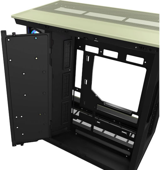 Thermaltake View 380 XL WS ARGB Gaming Middle Tower Carcasă Calculator cu Fereastră Laterală Matcha verde