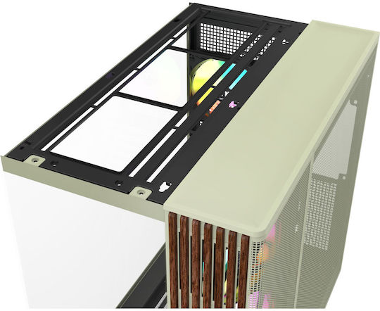 Thermaltake View 380 XL WS ARGB Gaming Middle Tower Carcasă Calculator cu Fereastră Laterală Matcha verde