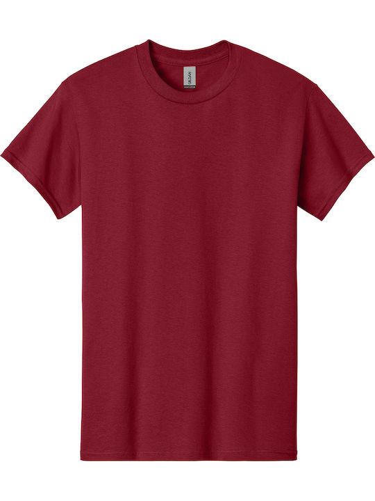 Gildan Men's Short Sleeve Promotional T-Shirt Antique Cherry Red