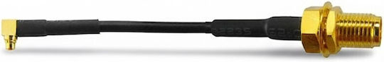 Mmcx unghi drept la Rp-sma bulkhead 20cm