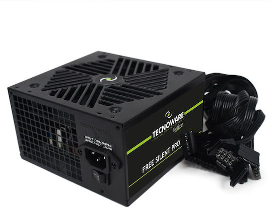 Tecnoware 750W Черен Компютърно захранване Пълен кабел 80 Plus Silver (Fal751Fsp12)
