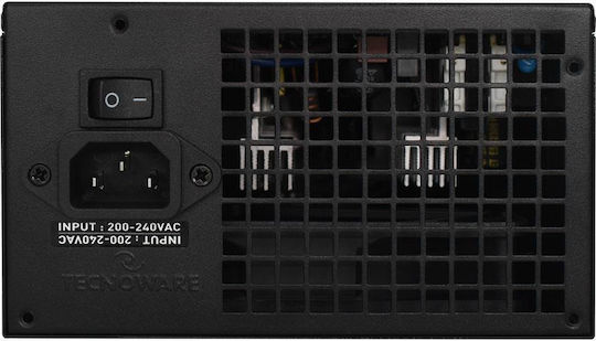Tecnoware rev. 2.31 650W Черен Компютърно захранване Пълен кабел (Fal651Fsp12)