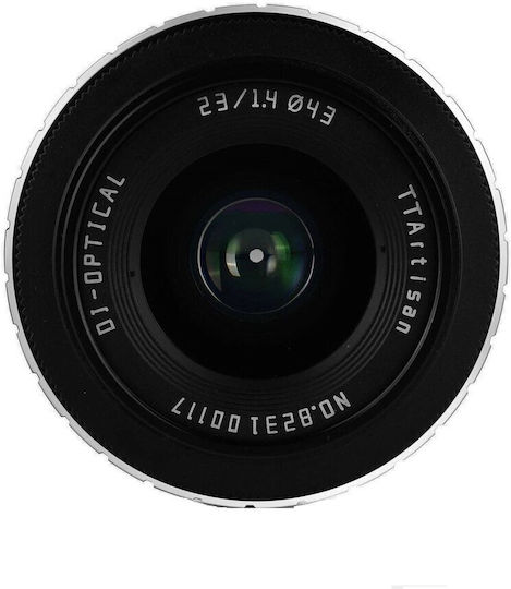 TTArtisan Crop Kameraobjektiv 23mm f/1.4 Weitwinkel für Nikon Z Mount Silver