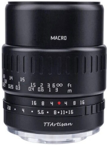 TTArtisan Crop Camera Lens 40mm f/2.8 Macro for Fujifilm X Mount Black
