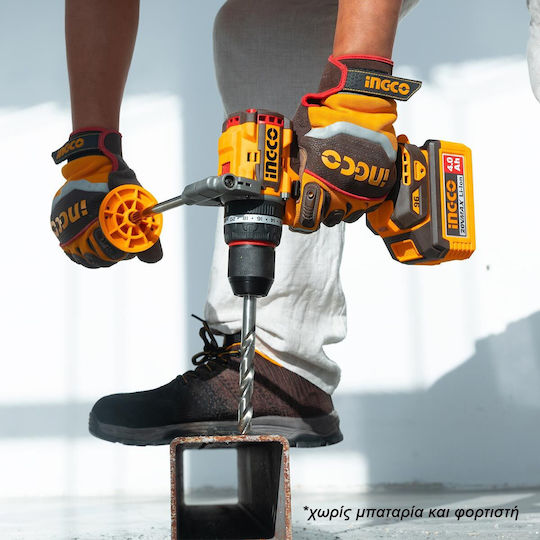 Ingco CIDLI209685 Ударен Акумулаторен Дрел-Винтоверт Solo Brushless 20V