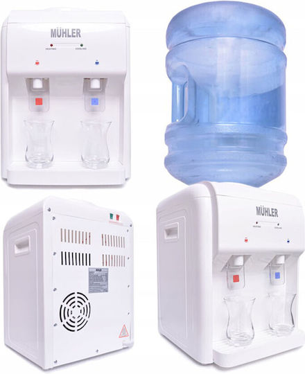 Muhler Bottle Desktop Water Cooler with Cold Water Flow 5lt/h